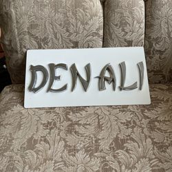Denali Personalized License Plate 