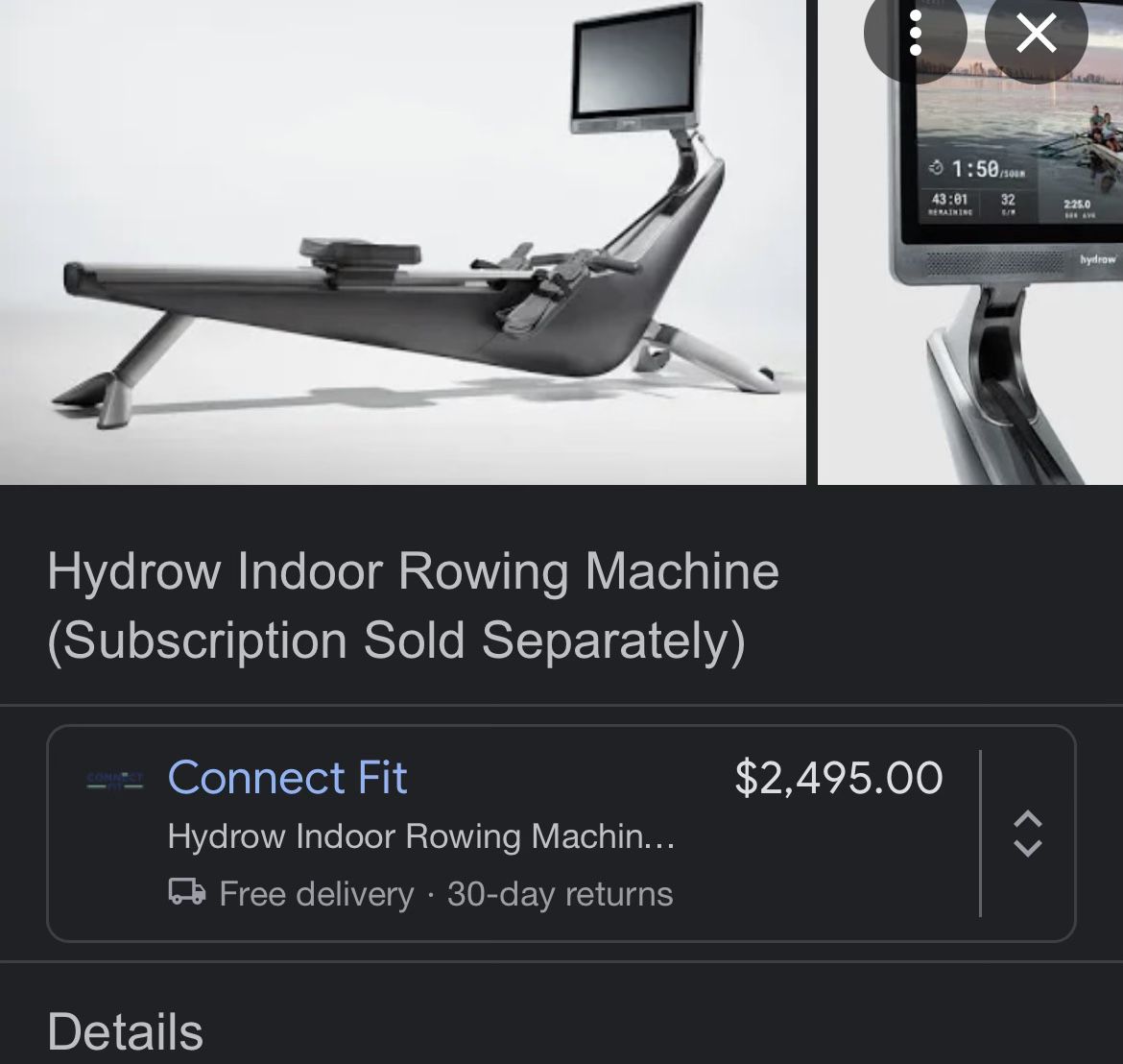Hydrow Indoor Rowing Machine