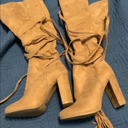 New Tan Boots