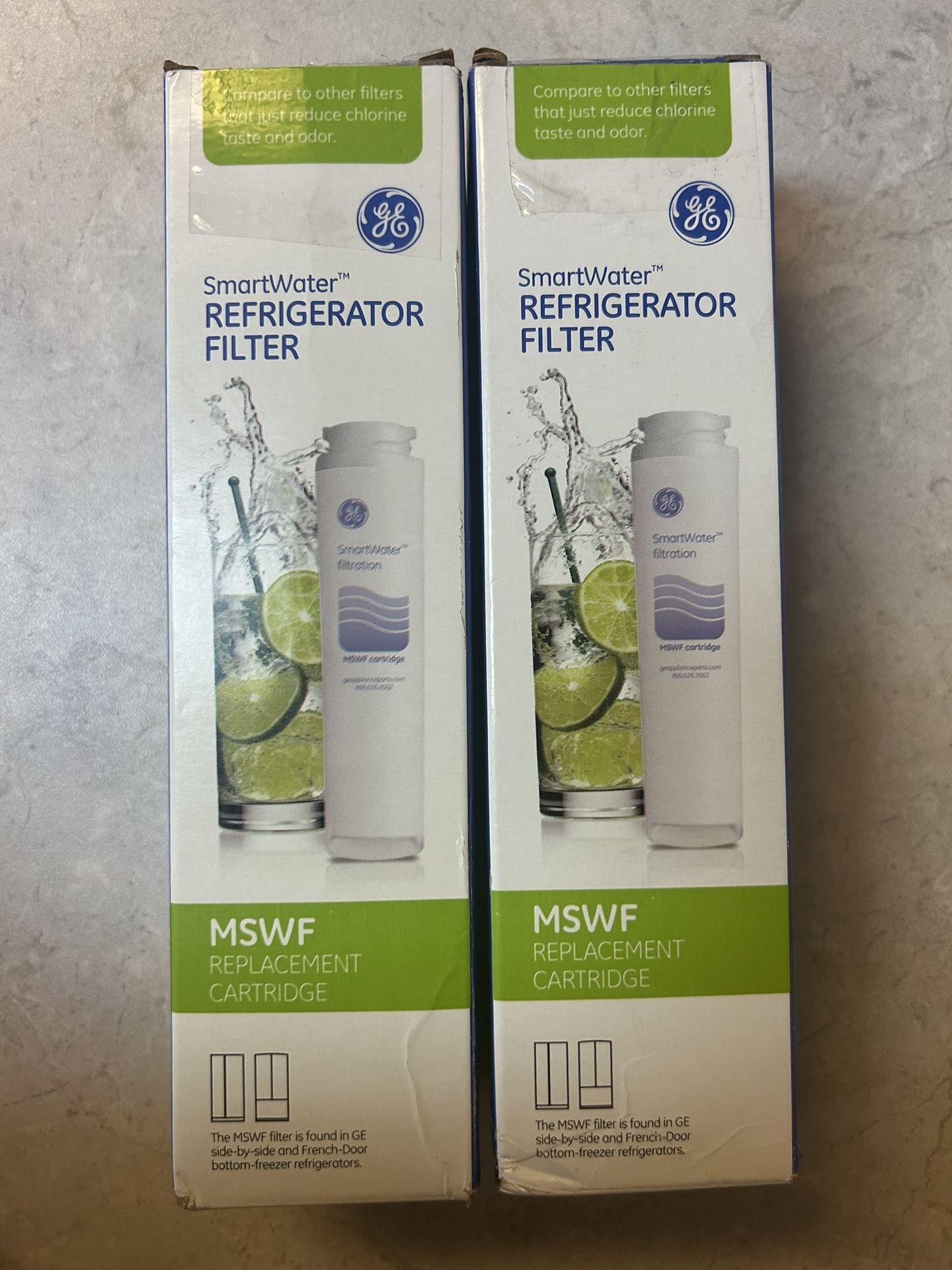2 GE Water Filters MSWF