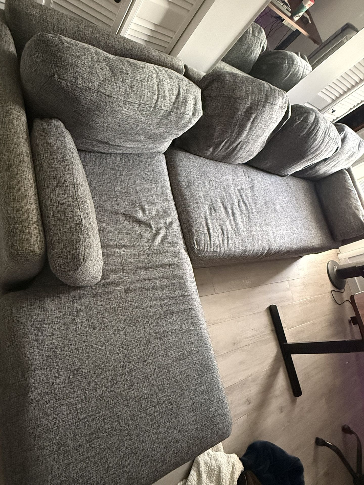 Gray Couch Sectional Fabric 