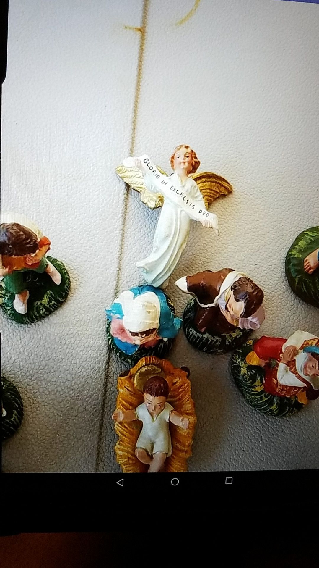 Nativity Figurenes, Ceramic, Made in Italy.
