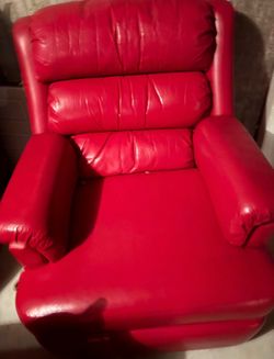Genuine leather couch set