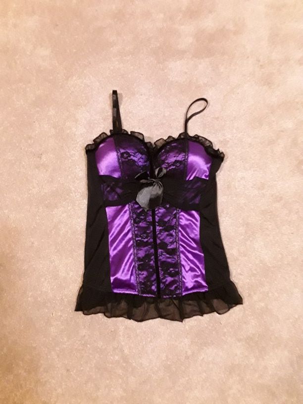 Purple corset