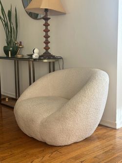 Boucle accent chair