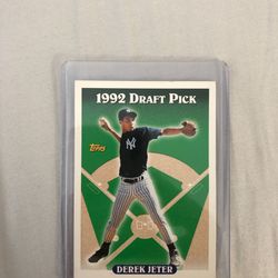 1992 Draft Pick Derek Jeter Baseball card- MINT