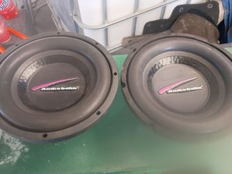 10" Audio bahn sub wooffers new$80