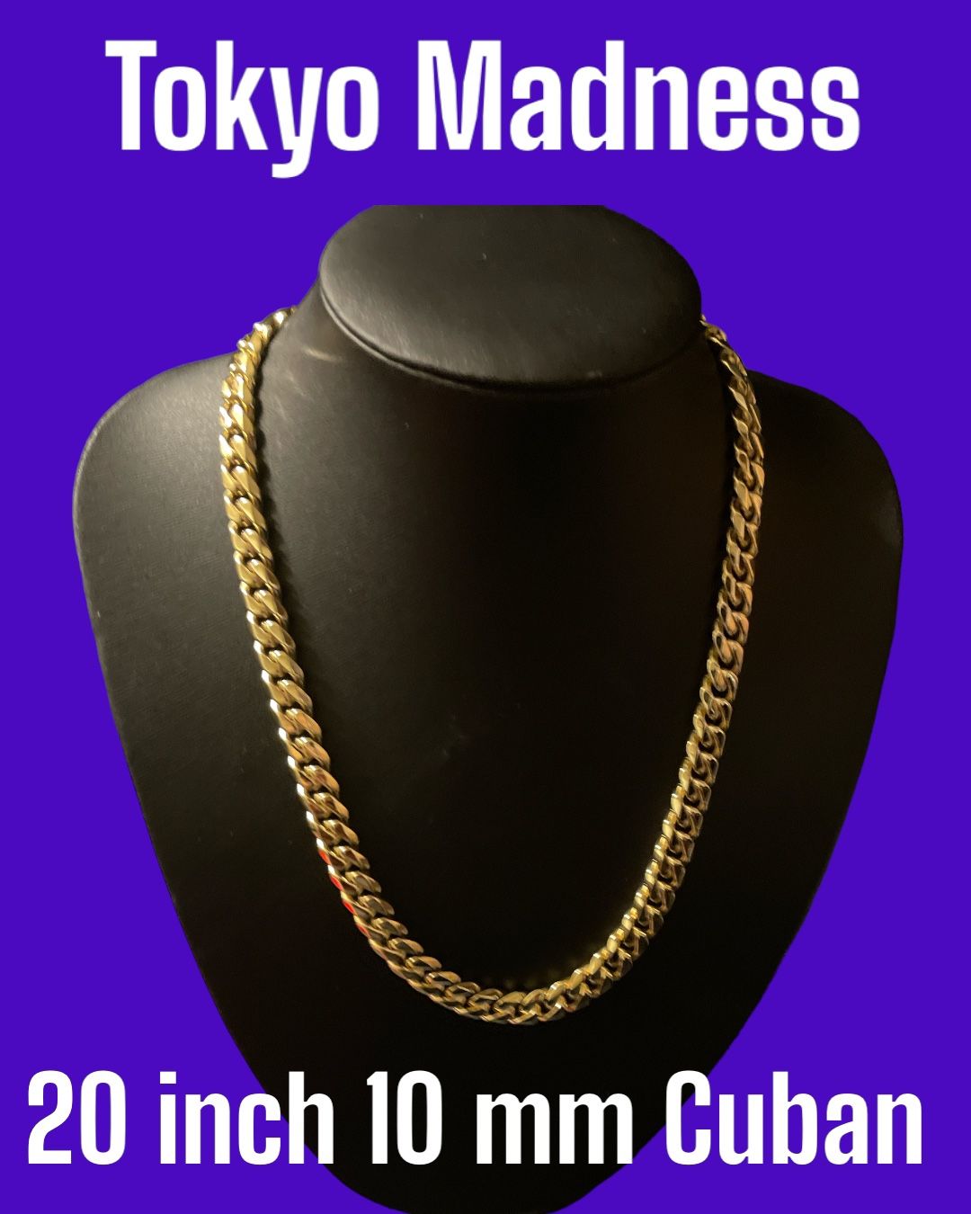 14k Gold Filled Cuban 20 inches 10 mm