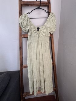 Green Dress forever 21