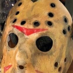 Hand Painted Freddy Bs Jason Mask