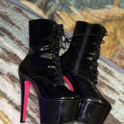 Platform Boot Heels 