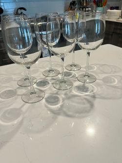 Long Stem Wine Glasses