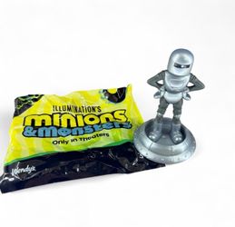 Wendy’s Minions & Monsters Gorgon Robot Toy Figure 2026 Promo New with Bag