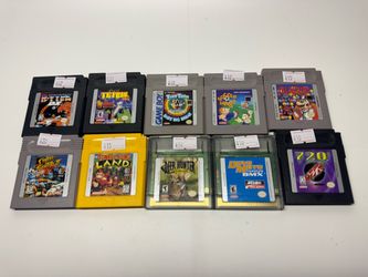 Game Boy Cartridge Lot of 10 Games