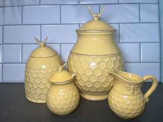 CLASSIC Honeybee ARTE Florium Inc. Canister Set