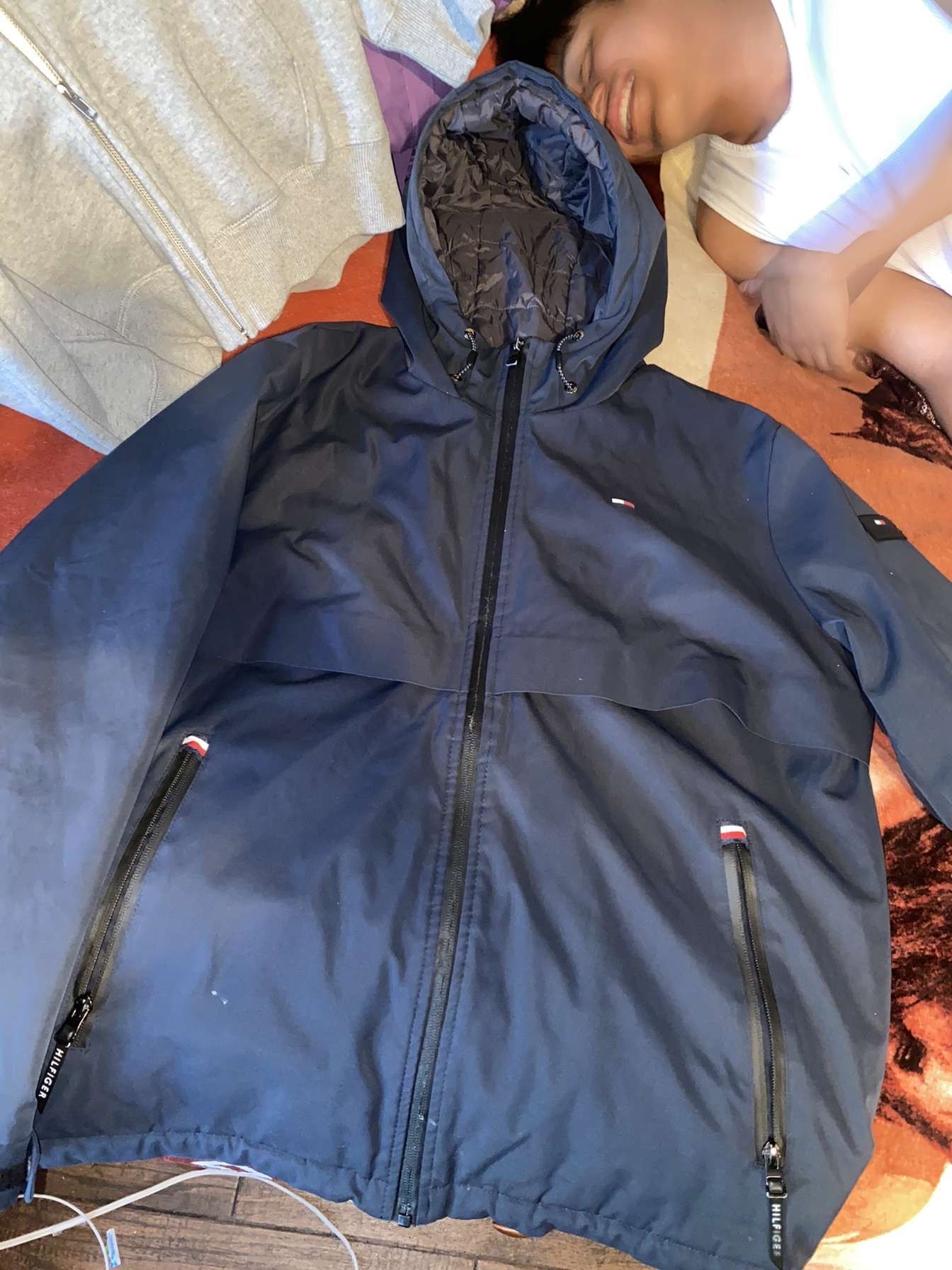 Blue Tommy Hilfiger jacket