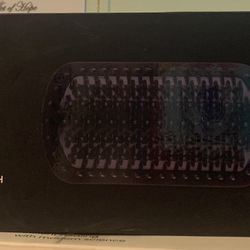 🌸 L’ange Le Vite Ceramic Straightening Brush – Black  Brand New • Open Box • Never Used