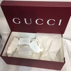 Gucci Burgundy Empty Shoe Gift Box. Dimensions 5x8.5x14.5 Brand new 