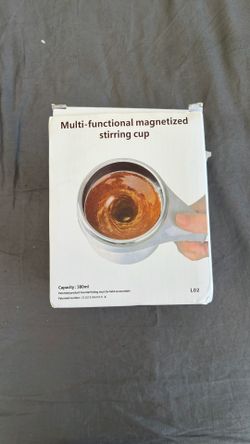 Multifunctional magnetized, stirring cup