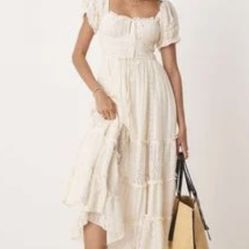 FREE PEOPLE Falling Sun Midi Dress NWOT