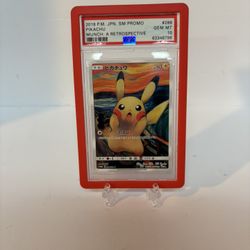 POKEMON PSA 10 GEM MINT PIKACHU 2018 SCREAM JAPANESE PROMO MUNCH CARD 288/SM-P
