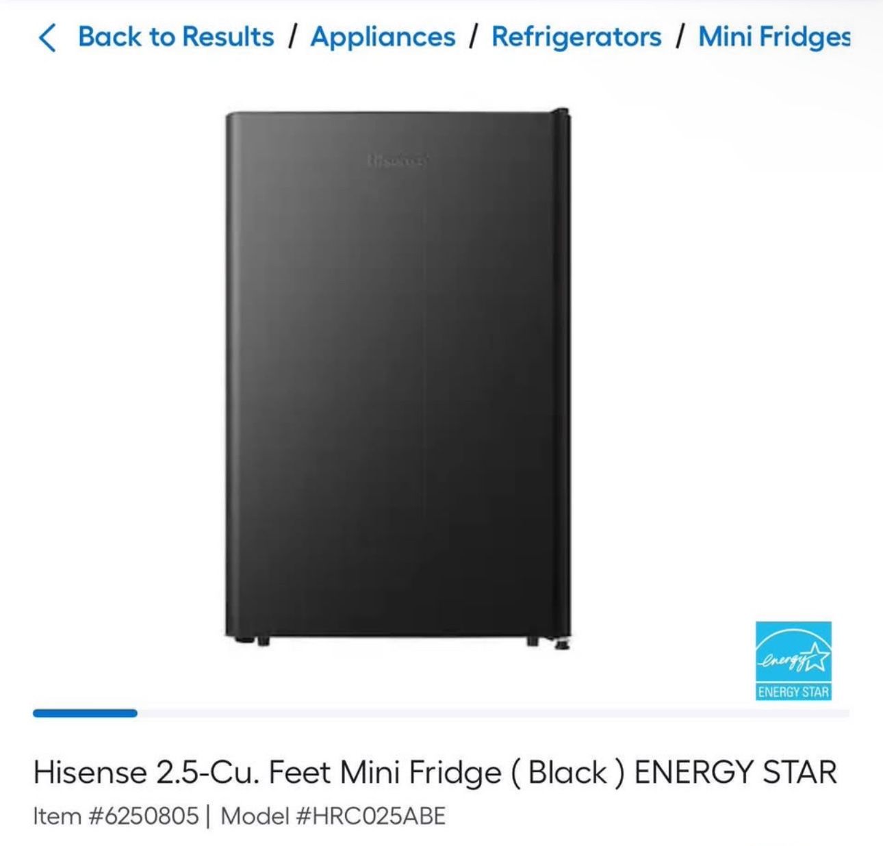 Hisense Mini Fridge