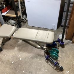 Danskin Women’s Weight Bench With Weight Set