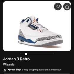 Jordan Wizard 3s (2023 Release)