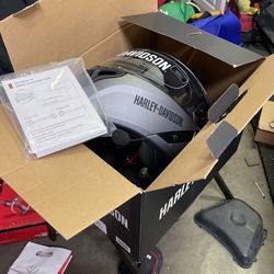 Brand New XXL Blue Tooth Harley Helmet