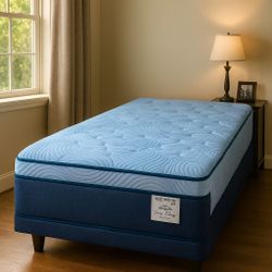 Brand New Twin Size Pillow Top Mattress – 14” Thick for Superior Comfort. Direct from Factory. Also Available: Full, Queen & King. Fast Same-Day Deliv