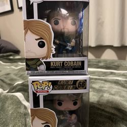 Kurt Cobain Funko pops (In Box) 