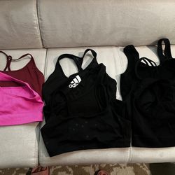 Woman’s Sports Bra Lot – 8 Total (Mixed Brands & Sizes)