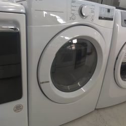 New LG
7.4 Cu. Ft. vented Stackable Electric Dryer in White with Sensor Dry