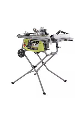 Table Saw with Rolling Stand