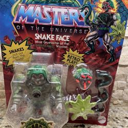 Mattel Masters of the Universe Snake Face Deluxe 5.5 Action Figure NEW -b