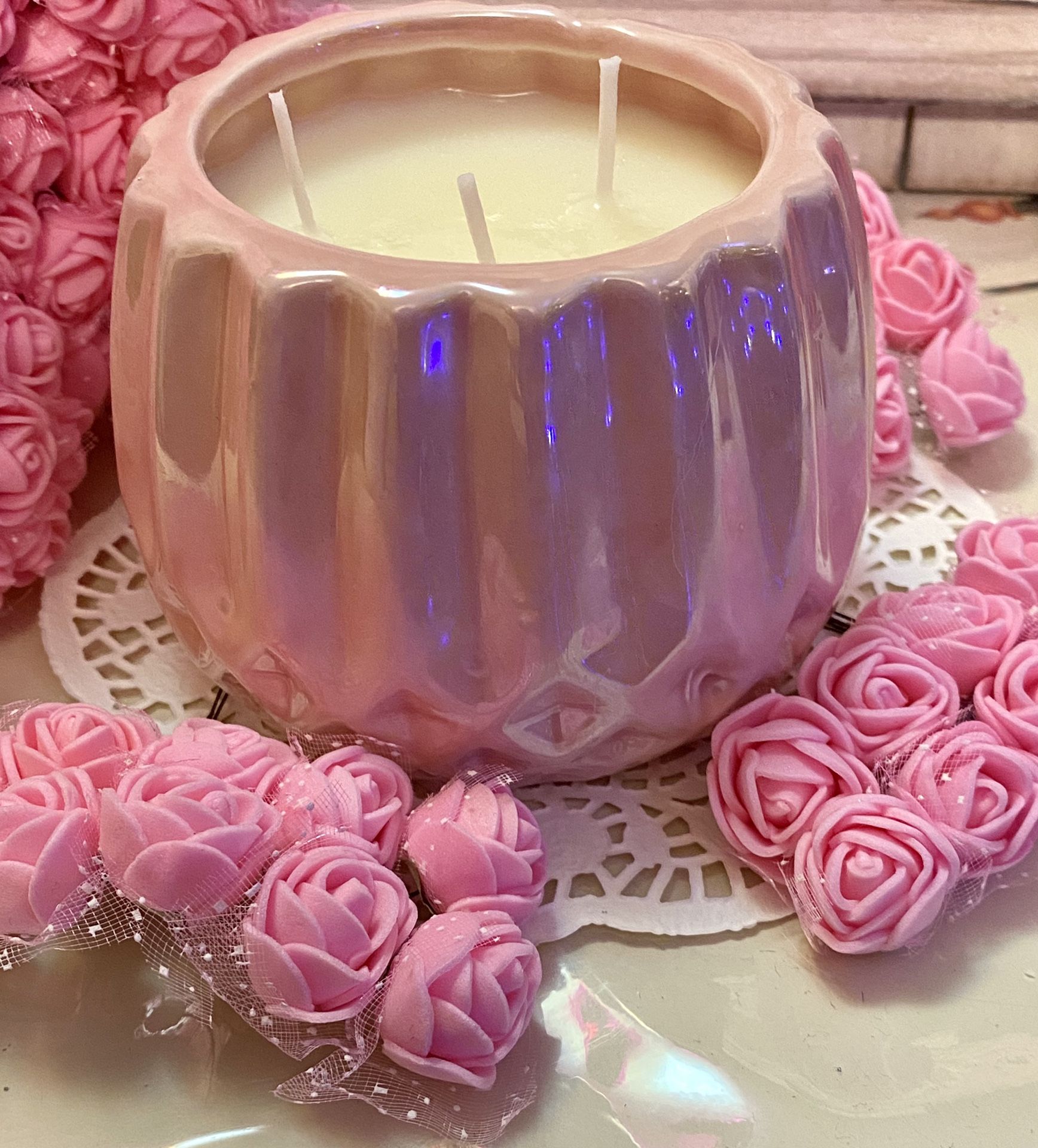 Strawberry Champagne Scented Candle