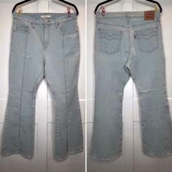 Levi’s, 726, Flare, High Rise, Baby Blue, Size 32,
