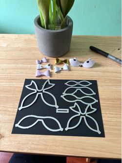 DIY Bow Template Set Die Cuts