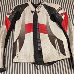 2 Piece Teknic Leather Riding Suit Pants Jacket