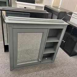 Assembled New 30” Bathroom,Medicine Cabinet, Storage Cabinet, with Mirror,Artificial Board,Wall Moun