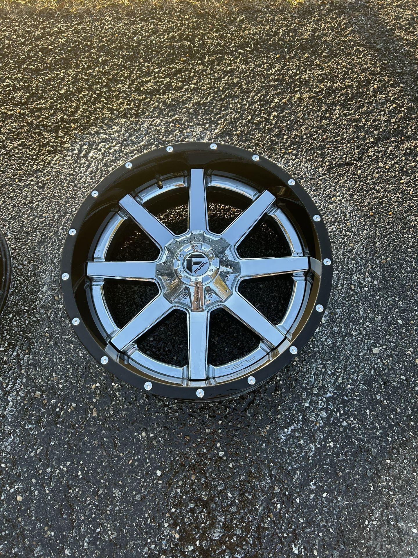 22x12.50 Rims 6 Lug Chevy Almost Perfect Condition