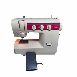 Brother VX-1100 Sewing Machine With Foot Pedal And Case.