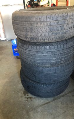 Set of 275 55 20 Bridgestone dueler