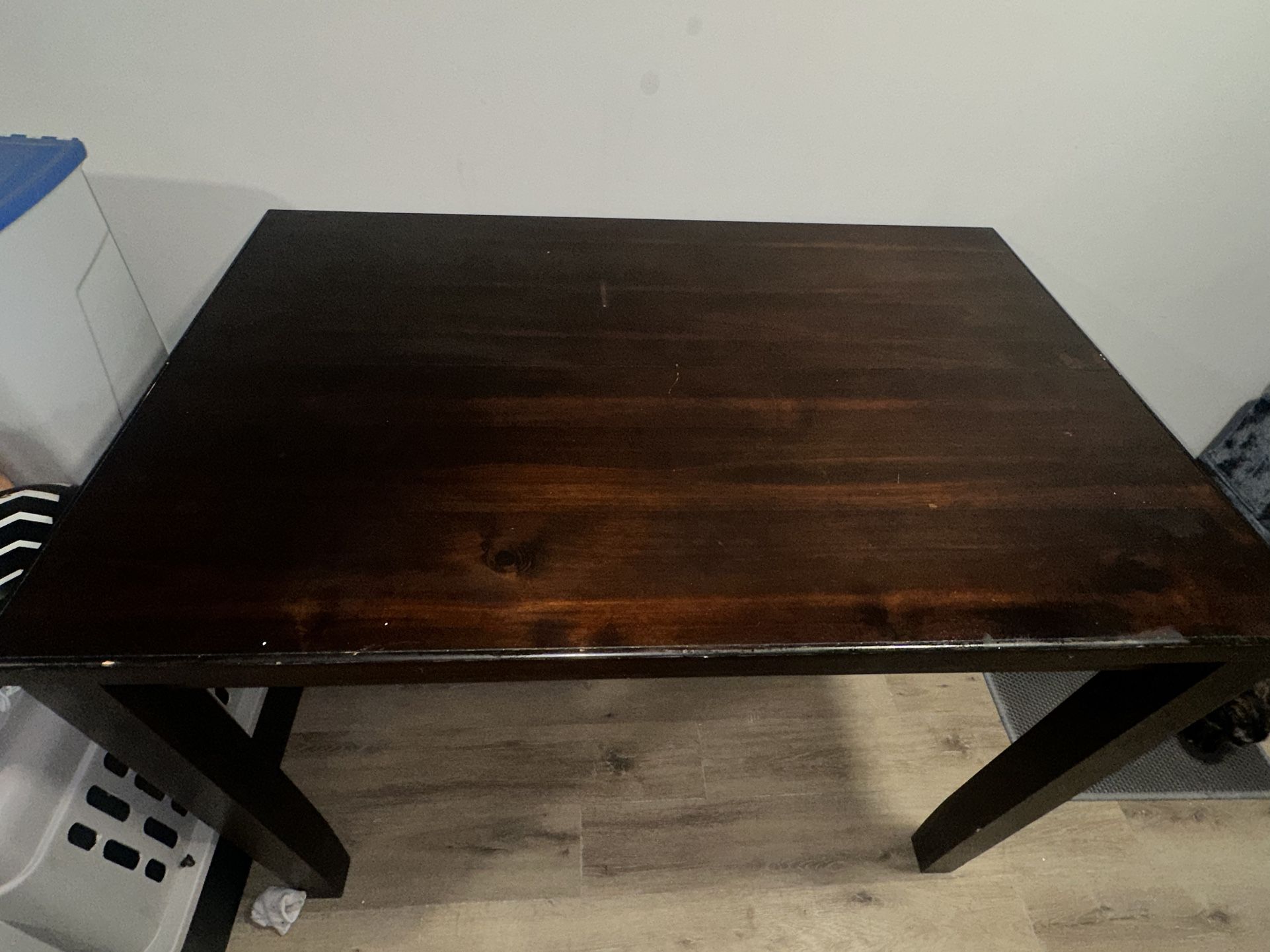 High Top Wood Dining Room Table
