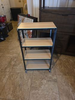 Like new rolling cart/ shelves