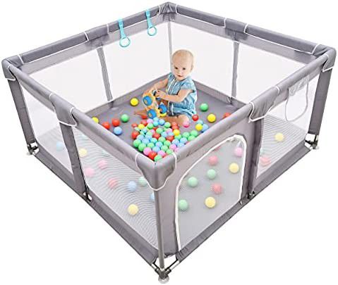 brand new Large baby play pen gray 