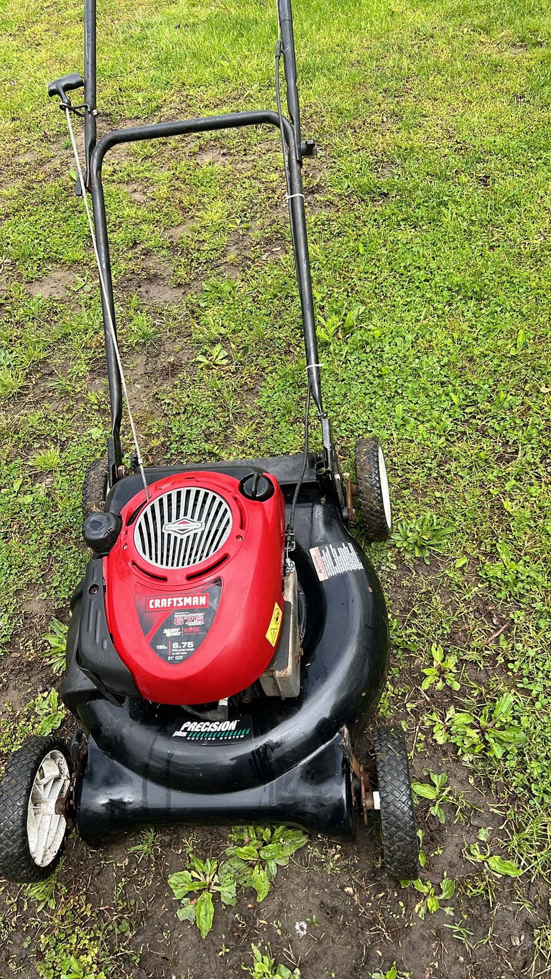 Push Mower Craftsman 675 Series 190cc Ez Walk Craftsman 675