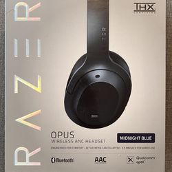 Razer Opus Active Noise Canceling Wireless Headphones -new