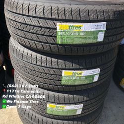 255/65R18 TBB Set of Tires Installed and Balanced Set de Llantas Nuevas Instaladas y Balanceadas