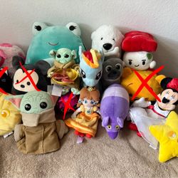 Disney Plushies etc